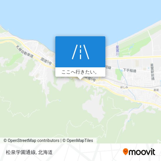 松泉学園通線地図