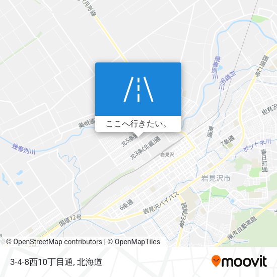 3-4-8西10丁目通地図