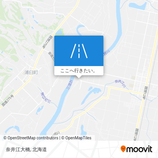 奈井江大橋地図