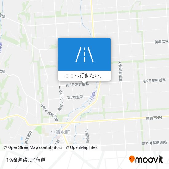 19線道路地図