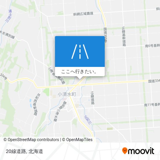 20線道路地図