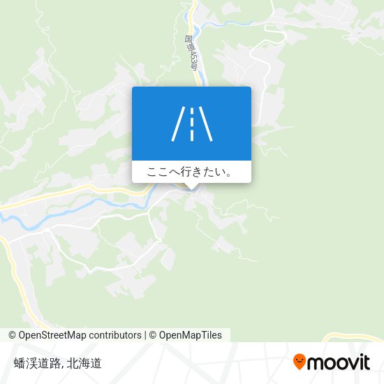 蟠渓道路地図