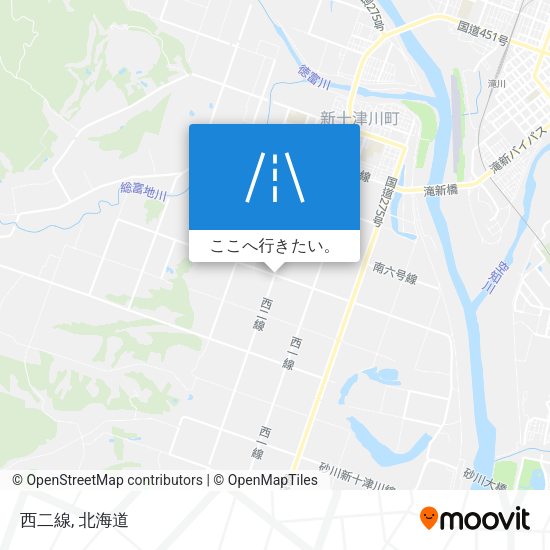西二線地図