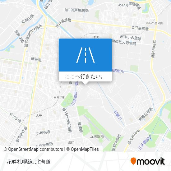 花畔札幌線地図