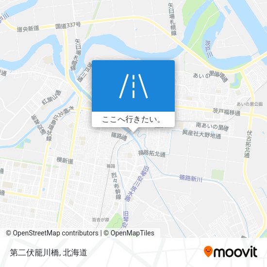 第二伏籠川橋地図
