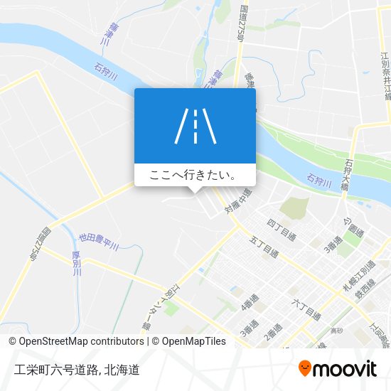 工栄町六号道路地図