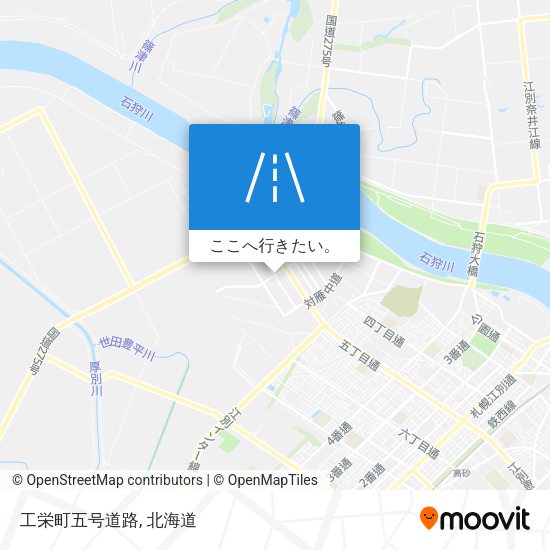工栄町五号道路地図