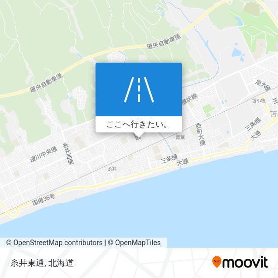 糸井東通地図