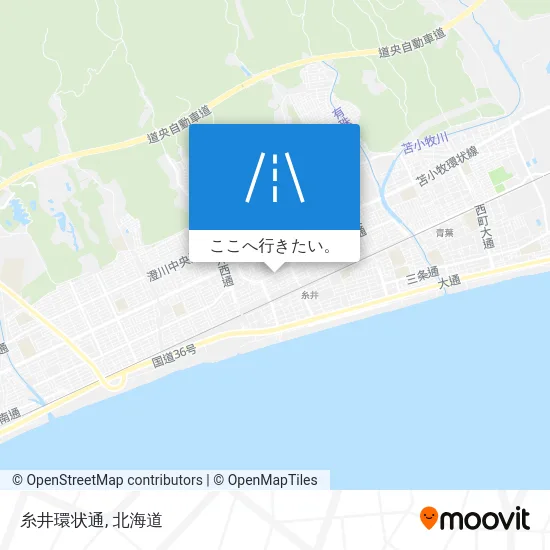 糸井環状通地図