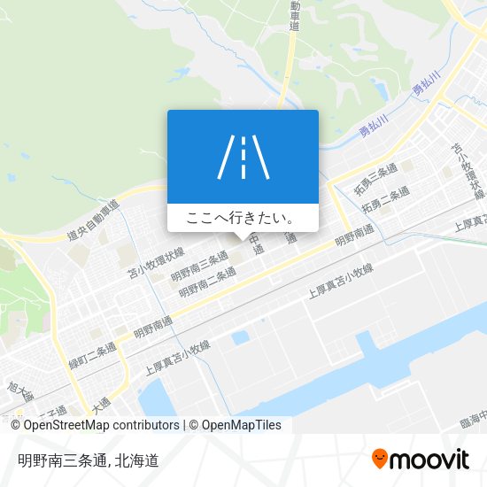 明野南三条通地図