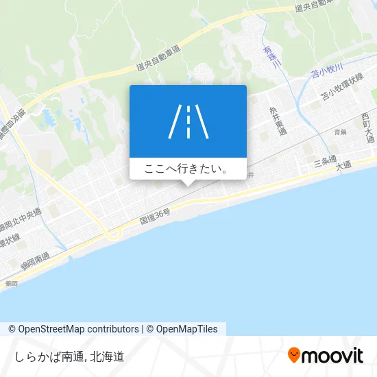 しらかば南通地図