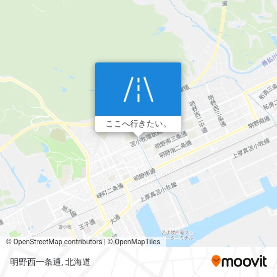 明野西一条通地図