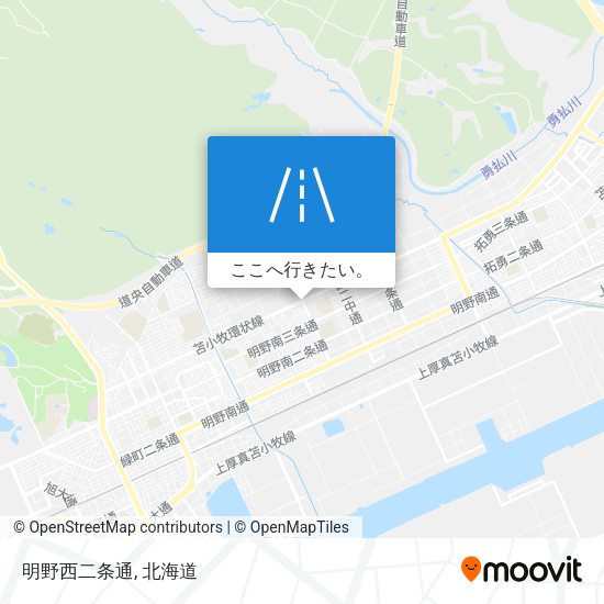 明野西二条通地図