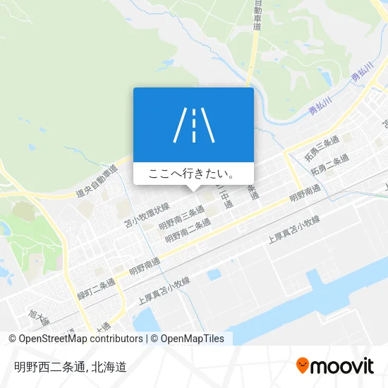 明野西二条通地図