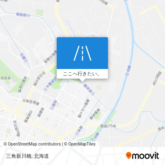 三角新川橋地図