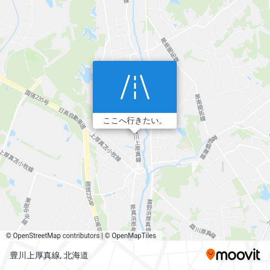 豊川上厚真線地図