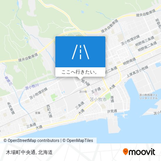 木場町中央通地図