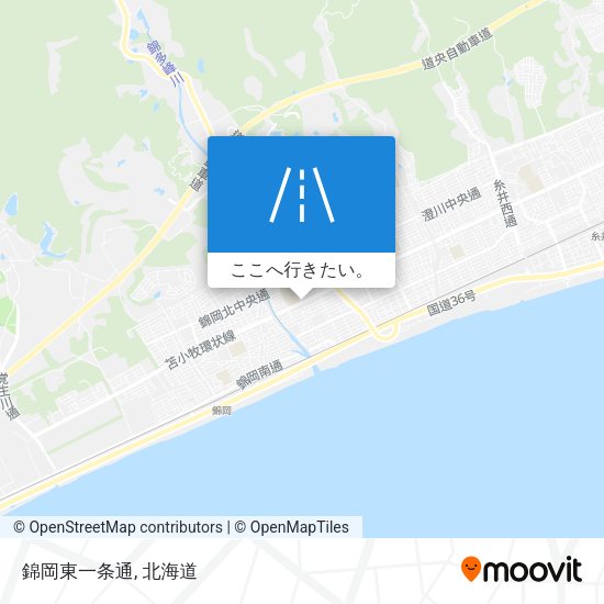 錦岡東一条通地図