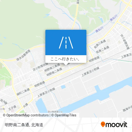 明野南二条通地図