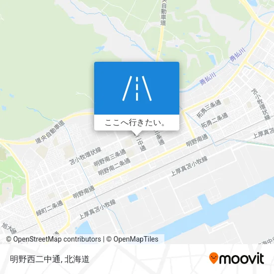 明野西二中通地図