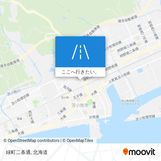 緑町二条通地図