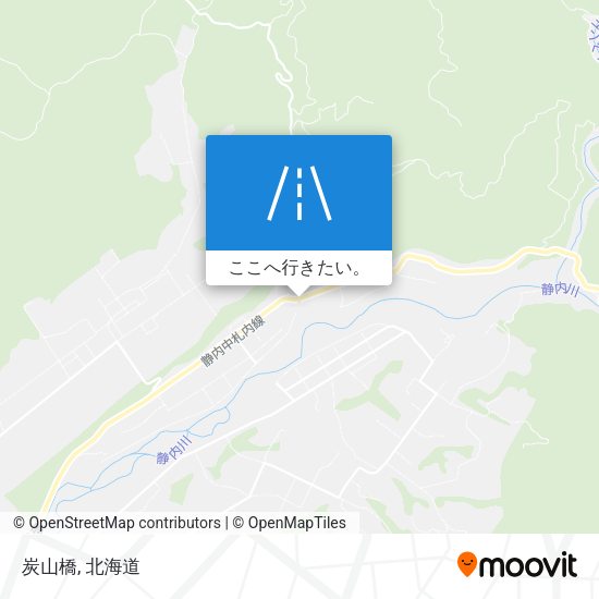 炭山橋地図