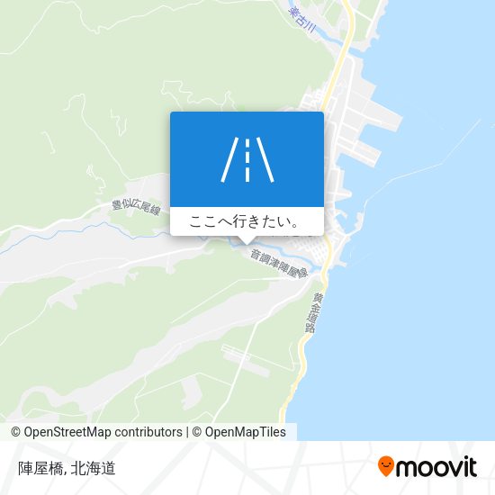 陣屋橋地図