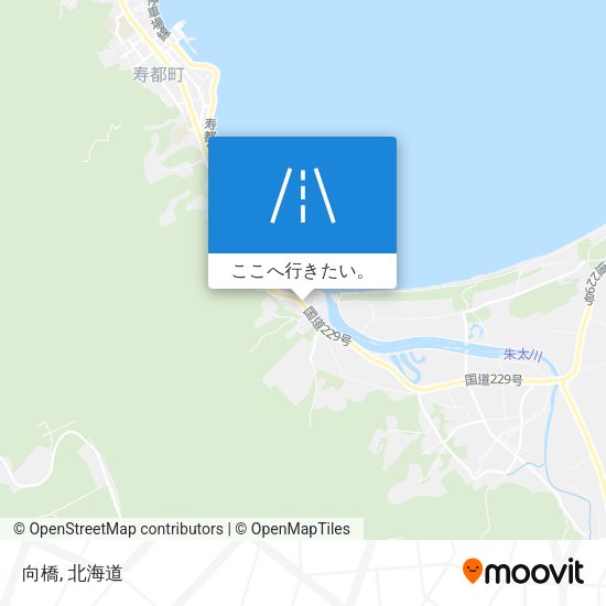向橋地図