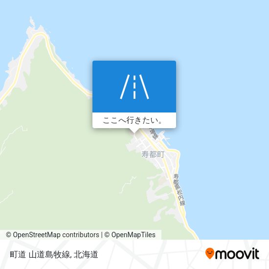 町道 山道島牧線地図