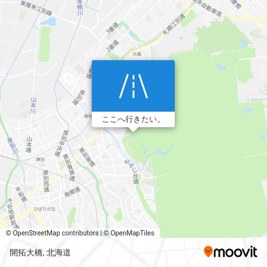 開拓大橋地図