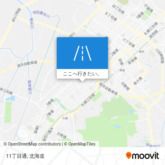 11丁目通地図