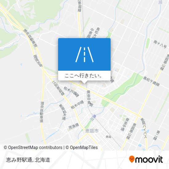 恵み野駅通地図