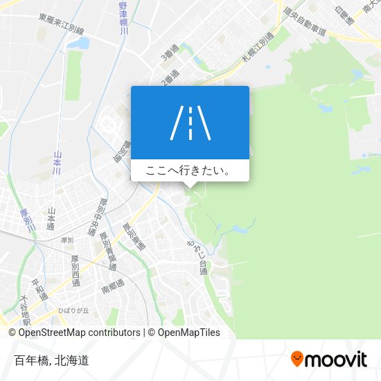 百年橋地図