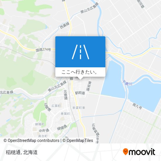 稲穂通地図