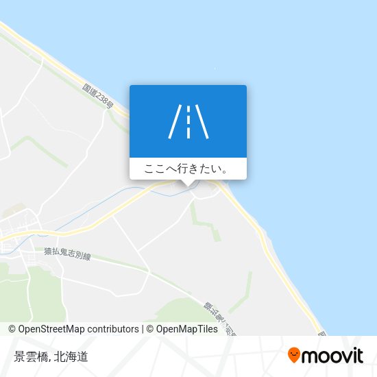 景雲橋地図