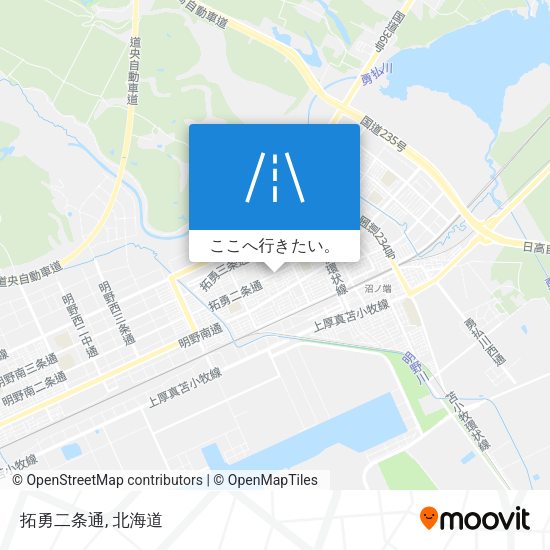 拓勇二条通地図