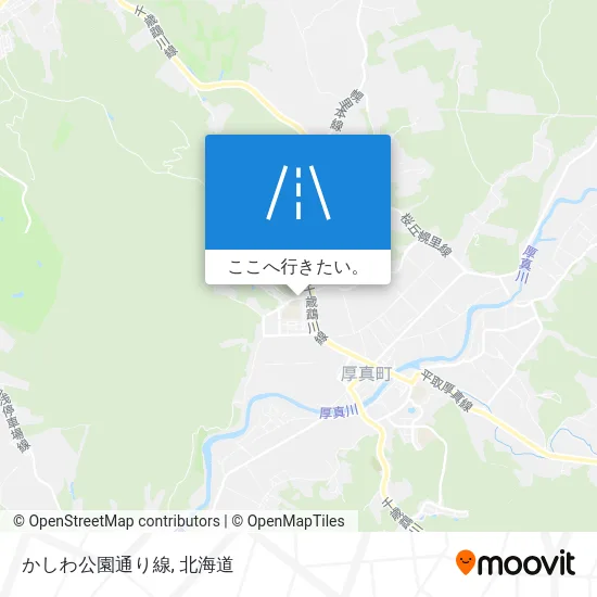 かしわ公園通り線地図