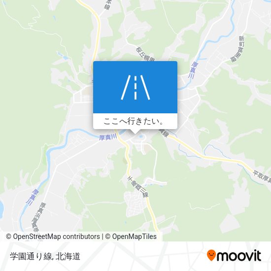学園通り線地図