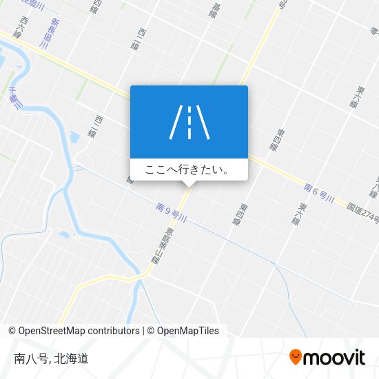 南八号地図