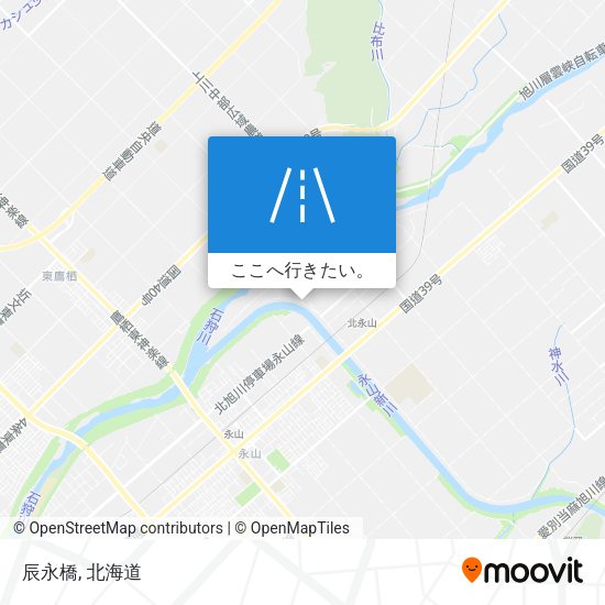 辰永橋地図
