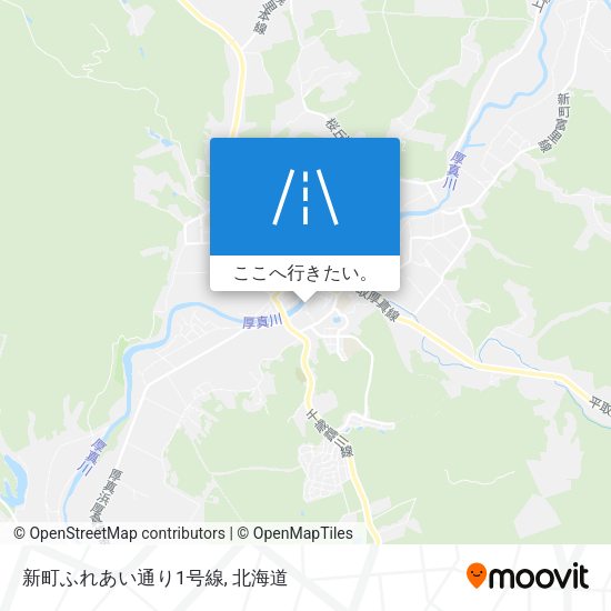 新町ふれあい通り1号線地図