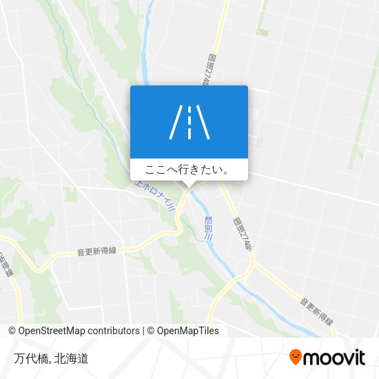 万代橋地図