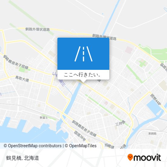 鶴見橋地図