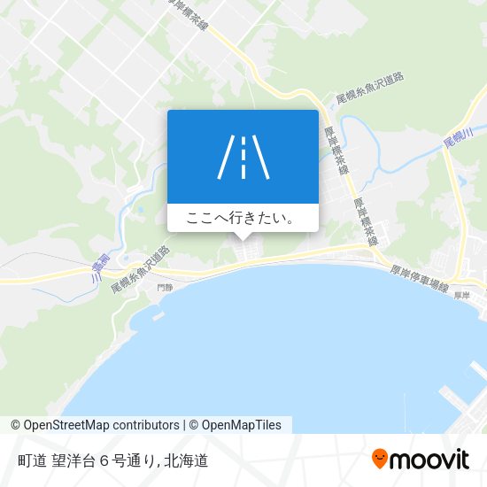 町道 望洋台６号通り地図