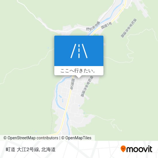 町道 大江2号線地図