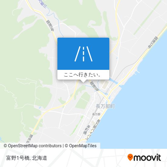 富野1号橋地図