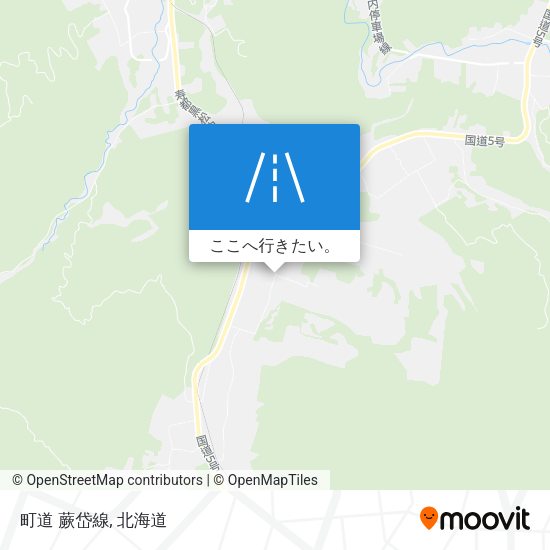 町道 蕨岱線地図