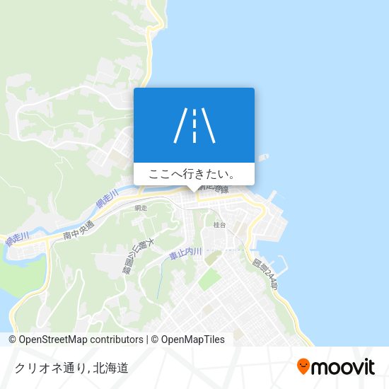 クリオネ通り地図