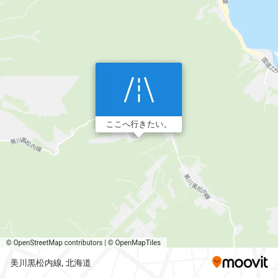 美川黒松内線地図