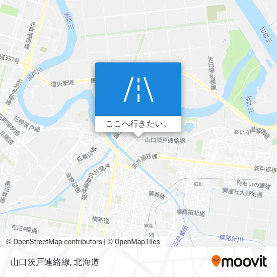 山口茨戸連絡線地図